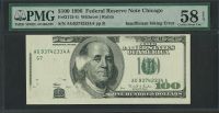 Fr.2175-G, 1996 $100 Inking Error, AG93742334A